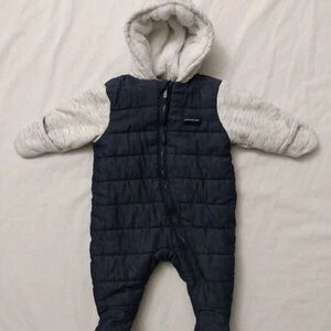 Calvin Klein Navy and Gray Kids Bodysuit
